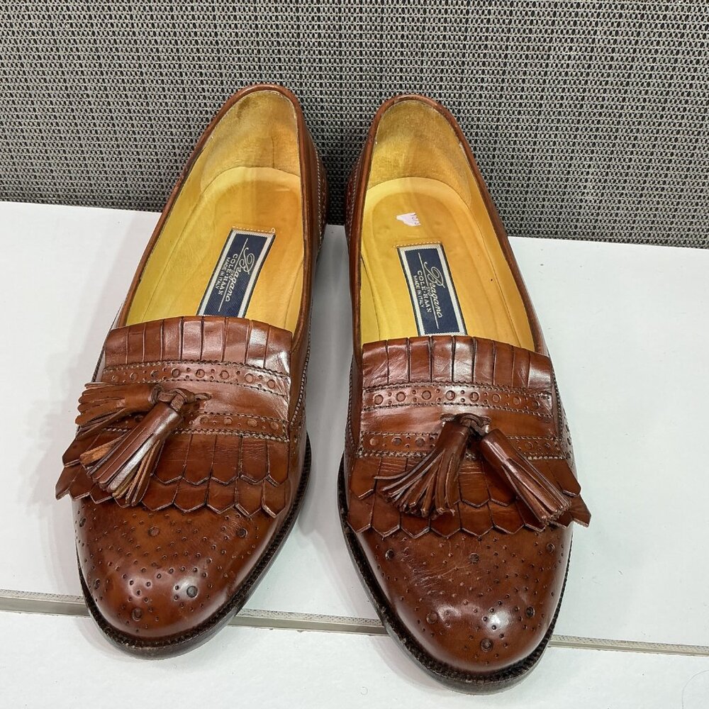 Cole Haan Men's Bragano Made in Italy Brown Leather Shoes Size 9M